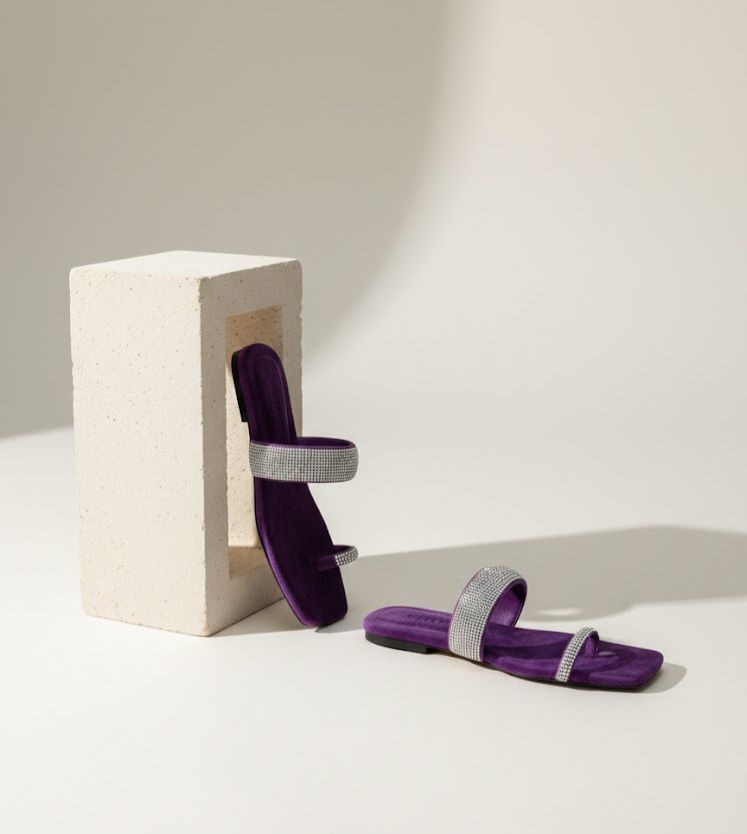 Chamak Dhamak Flat Purple