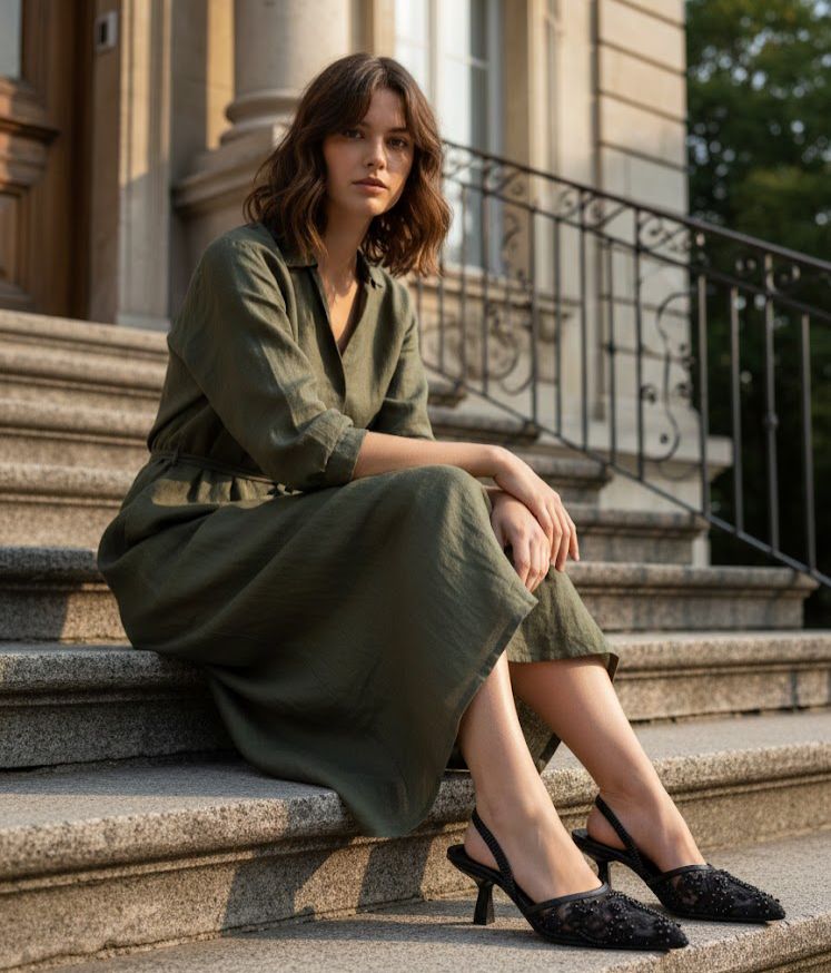 Full Black Trending Heel