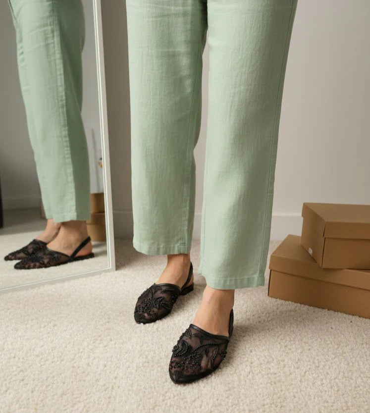 Elegant Viral Pumps Black