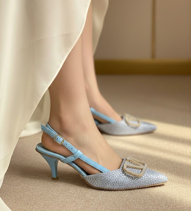 Jhilmil Heel Light Blue